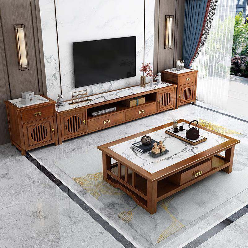 新中式木电柜茶几组33986合现实代简约大理石岩板视多功能客储厅,饰品/流行首饰/时尚饰品新,DIY配件,淘宝优惠券,粉丝福利购,淘宝优惠卷