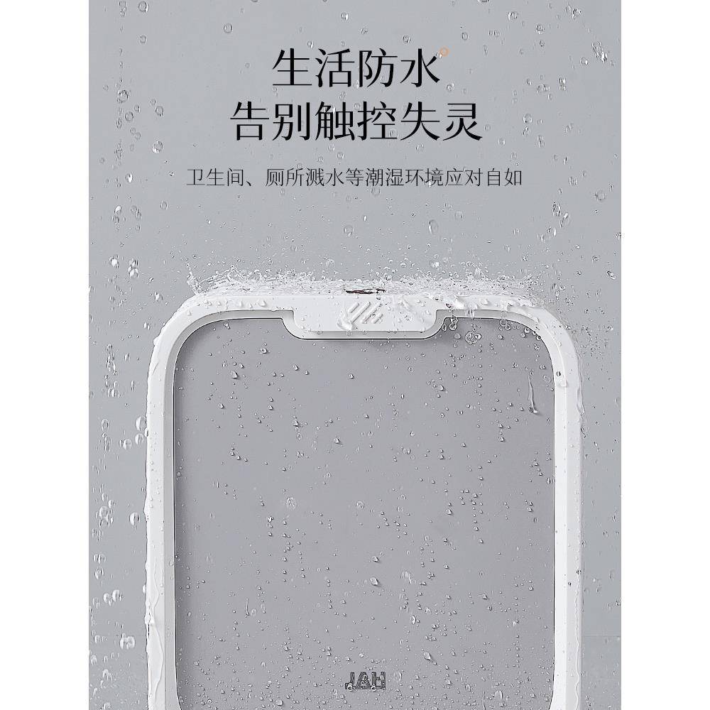 卫间感垃圾桶壁应挂家用带盖所窄厕夹缝生纸篓挂式309厨房智能收