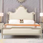 木GYA美轻奢实式 床主卧公1.MVE8米1.5米现代简约主床储物婚床大床