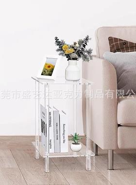 亚力置沙发边QWH几小茶简几现代约床头柜物架多层茶几浴室储克存
