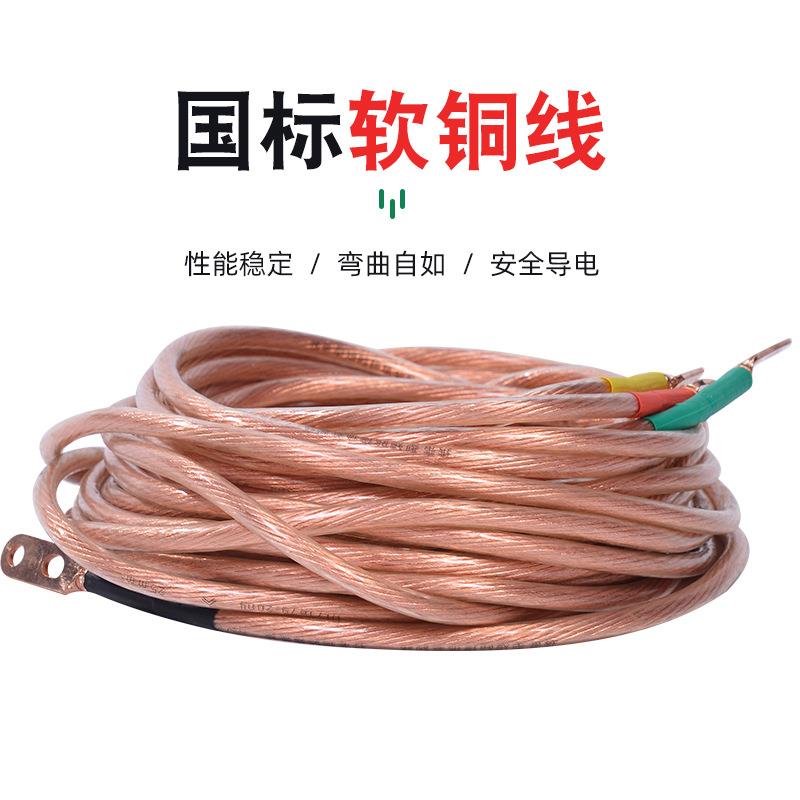 10猴kv户外压接地线携带短路接地线头压紧式CYV线路临型时接高地