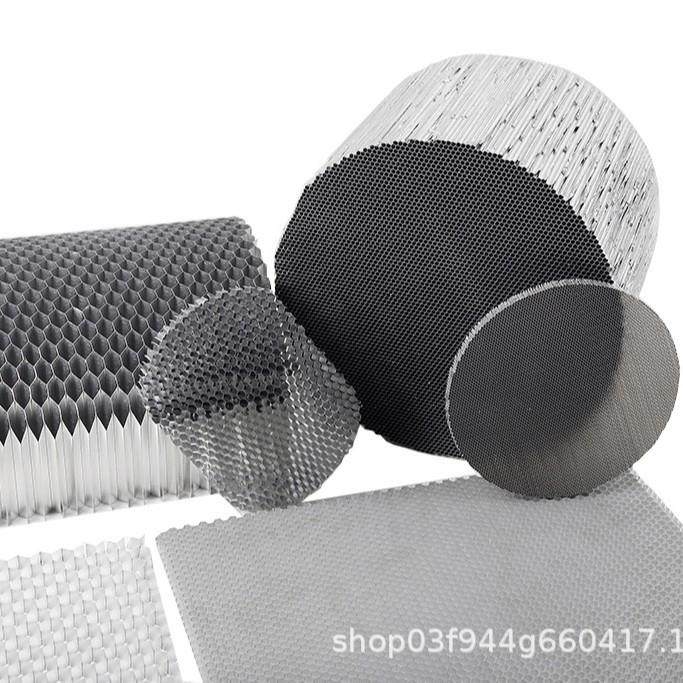 铝蜂窝芯板过滤合金装铝饰建防火耐高温材382料蜂筑网窝芯格栅隔