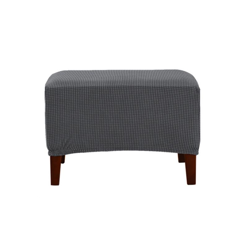 脚美皮踏123凳套懒人贵妃沙发千鸟格甲脚踏脚凳套电脑桌罩椅钢琴