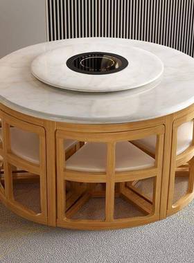 大理餐桌椅组合全实木餐桌家用小型多功能户隐用形桌网红89826家