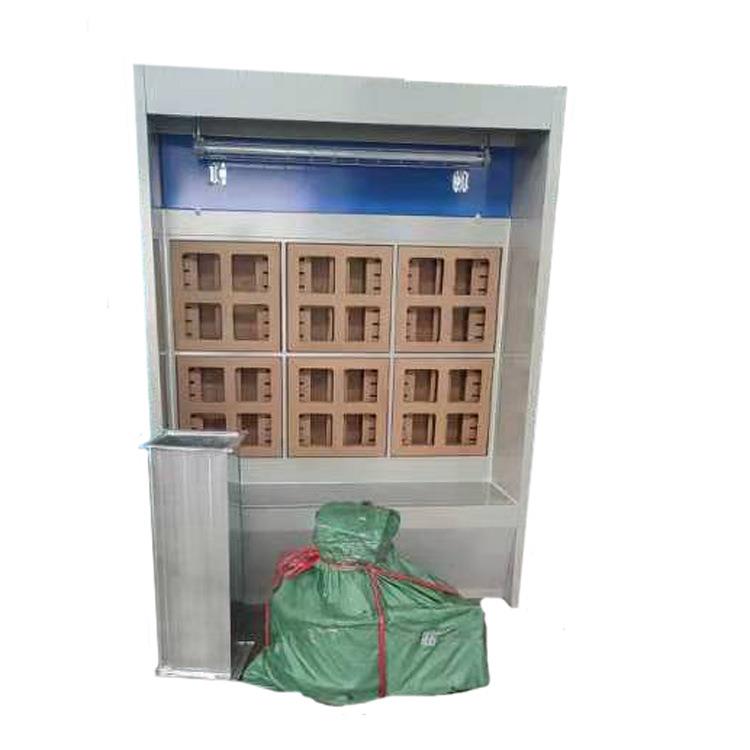 干式喷漆台油性水性漆纸箱过滤纸吸附漆雾粉尘实验室用立式喷漆柜