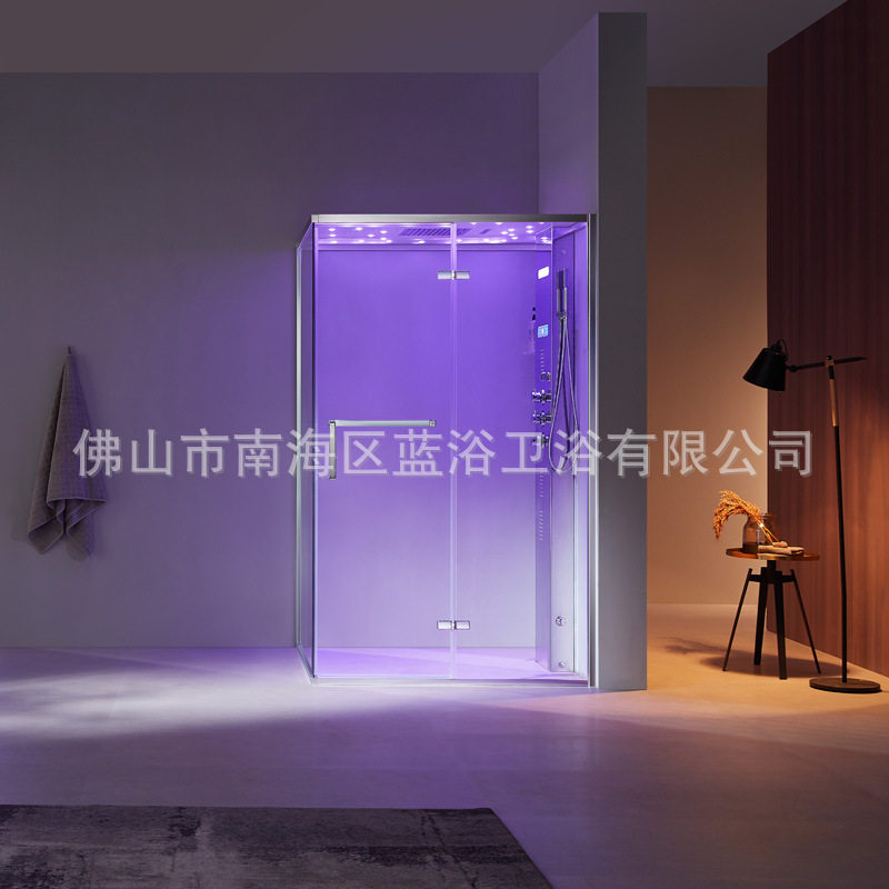直销供应浴室好物干湿分离一体房家庭湿蒸豪华蒸汽淋浴房舱