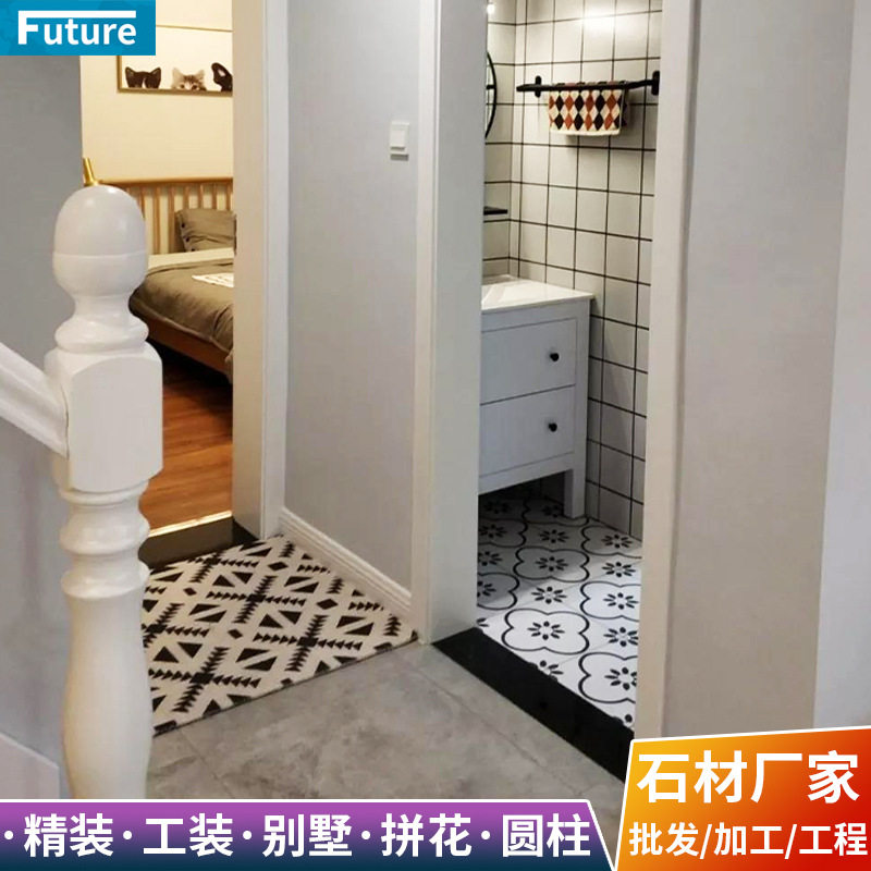 天然大理石门槛石地板压条地砖补缝门坎挡水