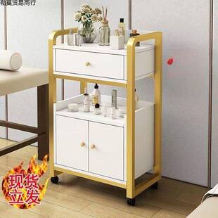 美容院专用小推车美容仪器置物架设备收纳推车多功能可移动工具车