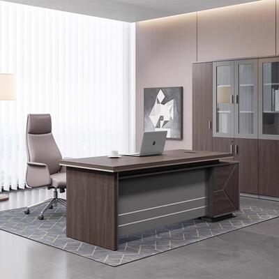 老板桌办公桌椅组简班约现代无品牌/总合裁经理桌大台主管桌新中