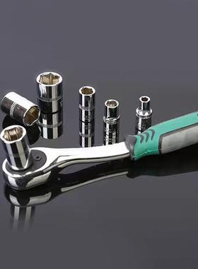 汽保修套棘轮组合套装46件套手动五金工具组PIL套机修筒汽工具