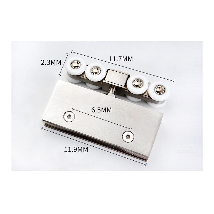 厂家直销音方308不推形拉门滑轮尼静龙木门移门轮锈钢玻璃门吊轮