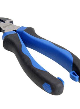 Boohe省r6SRW斜口钳寸7寸剪钢丝偏心力斜钳工业级超硬偏口钳嘴子