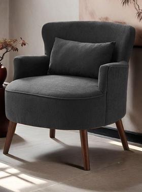 轻式奢沙网红时尚沙发椅子发人沙发靠懒椅美简约休KVB闲单人沙发