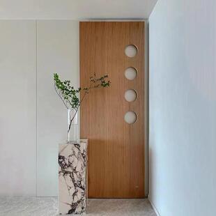 幽灵门中古风形洞洞门移门吊轨隐轨门隐形HKK谷仓门无道悬浮门工