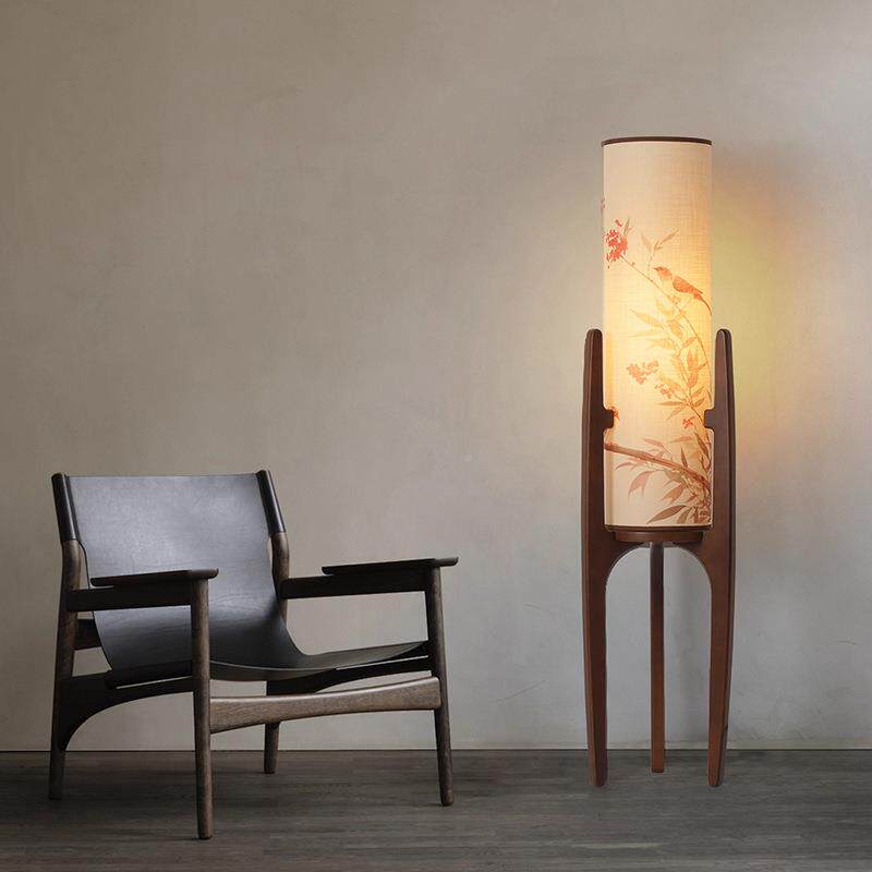 新中式落风地灯国客厅沙发角落装饰立灯宋代中美学设计感RLV氛围