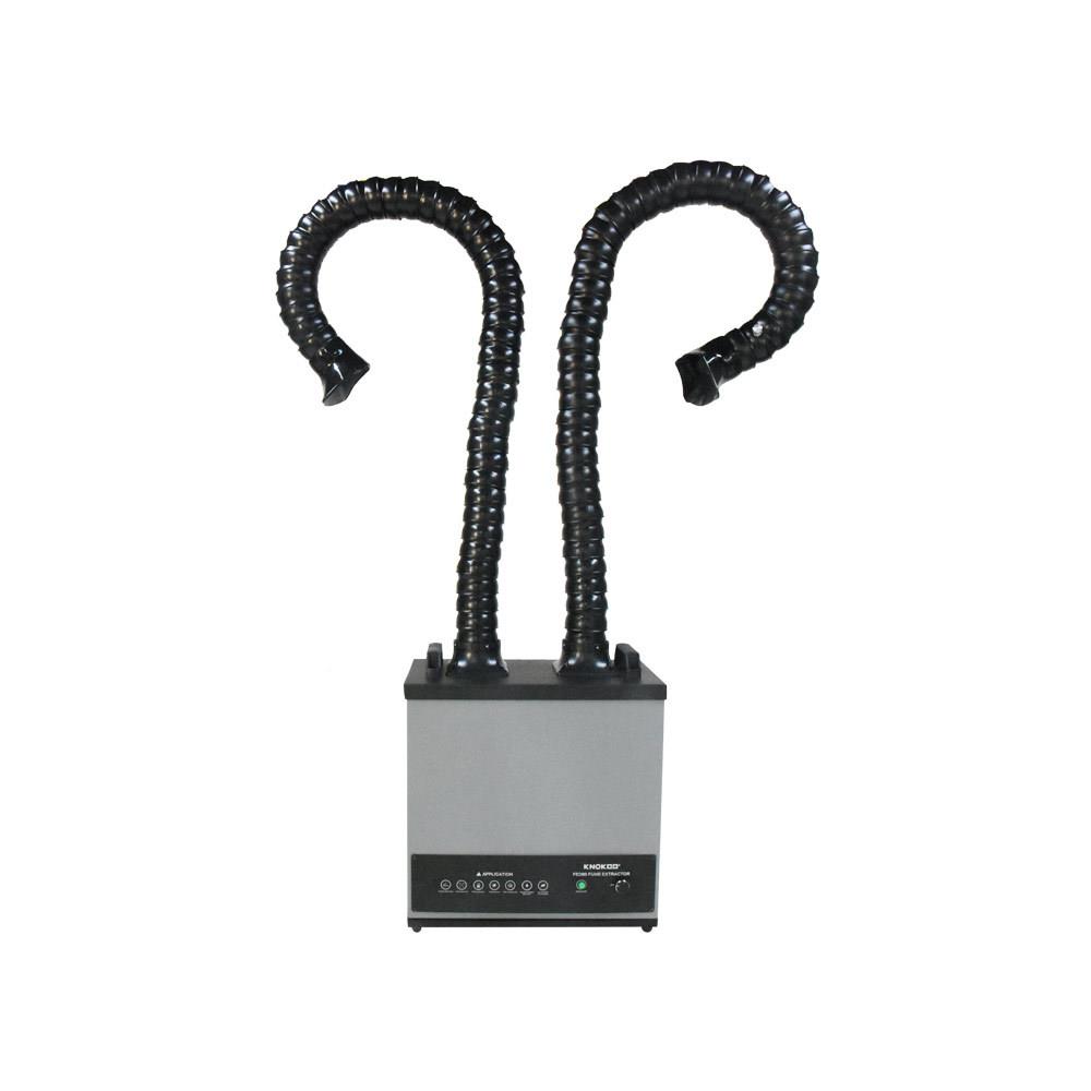 2烟00W双工位烟焊接吸仪烙铁烟焊尘净化家用排机FED80除尘