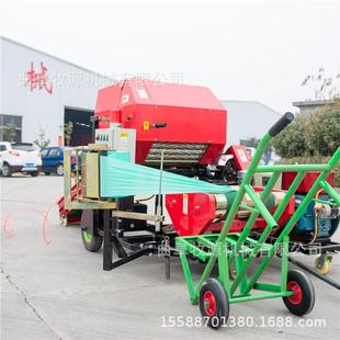 全自动青储打包机贮轴承可注油秸款 YK5552青打捆机秆玉米青贮裹包