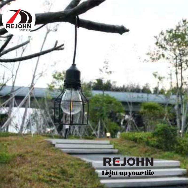 太阳能挂吊灯分体式太阳能灯REK花家用室内外庭院照灯别墅园凉亭