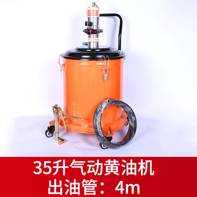 跨境手推式气动黄油机机器黄油机枪电动油脂加注机高压注油器批发