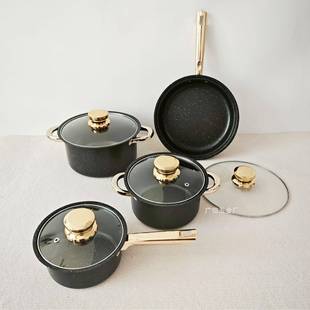 特厚1厘不锈钢套装 26cm 锅8pcs四件套不粘锅18