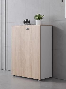 文件办公室矮柜木质带锁柜储物柜隔断印柜打机资料ZXH023收纳柜茶