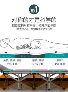 折床午睡床简单人床午折叠49119床午休休床办公室易休叠息床加厚