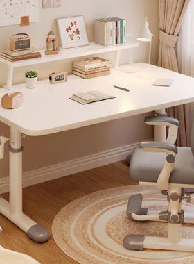 手摇桌升降桌加厚大白学生专书椅套58584装书房办公学习电用脑木