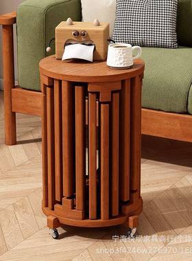 凳纳子可叠放六合一实木叠叠乐凳54778圆家用备用板餐桌堆叠木凳