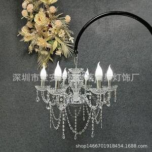 新路PGW婚庆道具亚克力带挂钩引灯T台引路装婚置畅销款款礼堂装饰