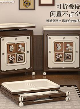 家箱用服收纳衣翻盖式大容量超大多功能可YAX折叠中古整理箱储风