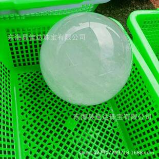 品LBX天然水晶水晶球工摆白艺件