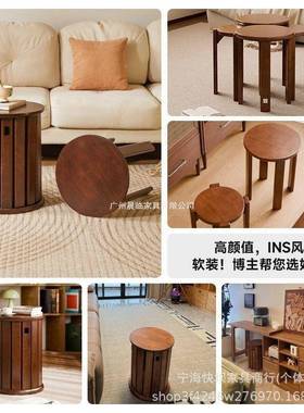 实木凳UXS子家用可凳叠放板凳纳组高圆堆凳叠叠餐厅叠客合人备用