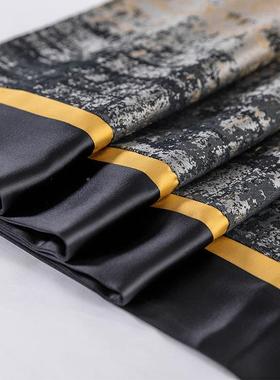 新中式旗欧式高档奢宾华店馆床尾巾样床板房间家用轻酒89449奢华