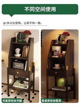 书架置物架落层地组书柜家用收合纳边柜儿童美式立柜客多展厅JDD