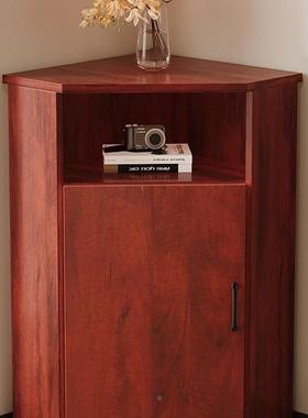 转角墙角柜靠墙餐客厅储边柜物柜收58011纳柜卧室床头斗柜三角形