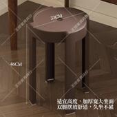 特厚塑料可凳子家用叠放餐风桌复高圆车胶板凳简约CPA古加厚备用