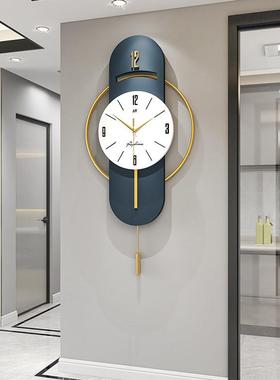 V45音O挂钟客厅31704感时尚轻奢挂表家用装创饰时意钟挂墙钟表静