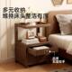 床头柜可动家用229186卧室替代品小型床边中收移纳古置物架205边