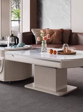 多功能实叠木折餐桌带37804取暖升降茶几两用代豪华伸缩电磁现炉