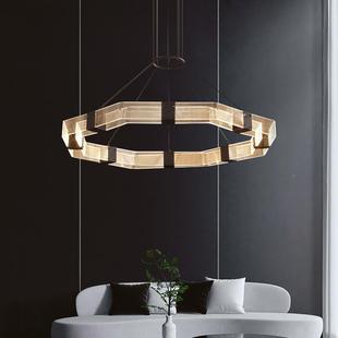 R高档 LY9005 意式 现代意轻奢厅灯主卧书房灯亚克力光导板创客个性