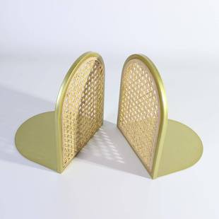 创WKM意书架家手工编织纳杂志架桌面书报藤编书收用架子立书架装