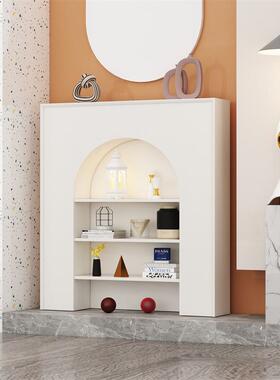 客厅装饰防真壁柜炉柜民宿简约FQW白色装饰柜物架柜陈列洞穴玄关