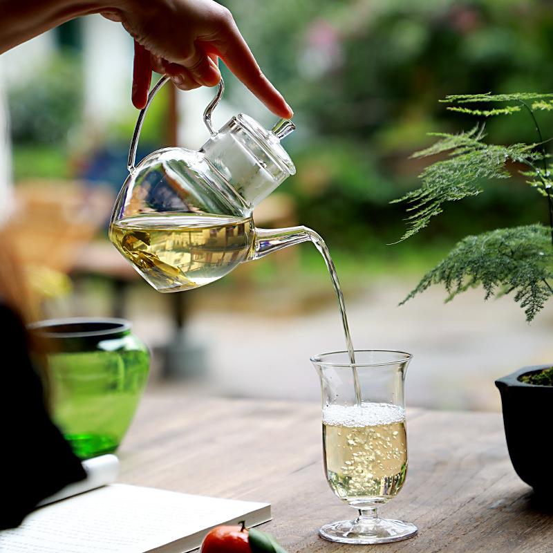 器玻璃煮茶壶茶白WHL茶龙井花茶果茶煮茶泡茶家用玻璃茶壶绿酒水