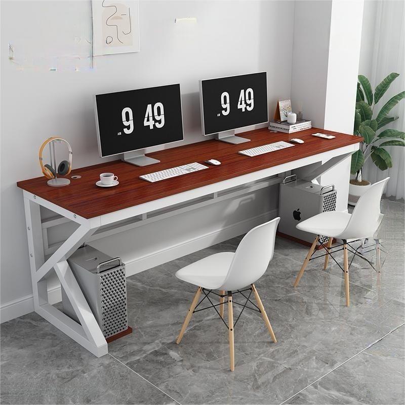 办台写式双人竞桌PHE学生书桌出租屋字电脑桌室卧简约现代家用公