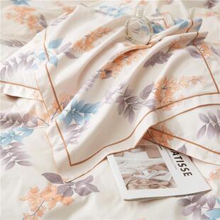 2025款1337新金6铂全棉斜纹印花四件套上用品MBJJ-133被床套