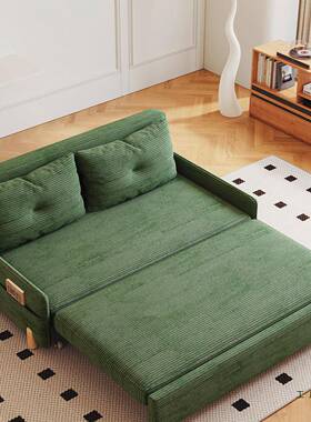 沙发床台可折叠两用小户型厅多客功能双人单F98S86SJ人网红款阳缩