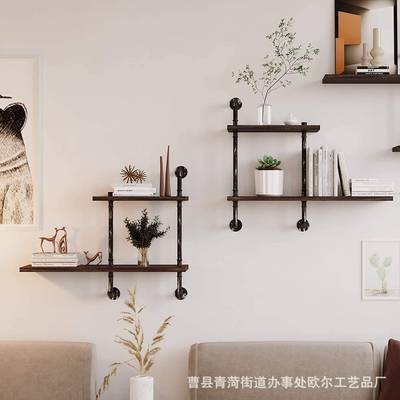 工业架EZR壁挂式墙上装饰储管物架厨舍房酒吧架悬农挂式书架