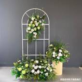 花森婚系婚庆装 饰大款 地排花艺角礼花挂花盆花绢花路LUD引花排球