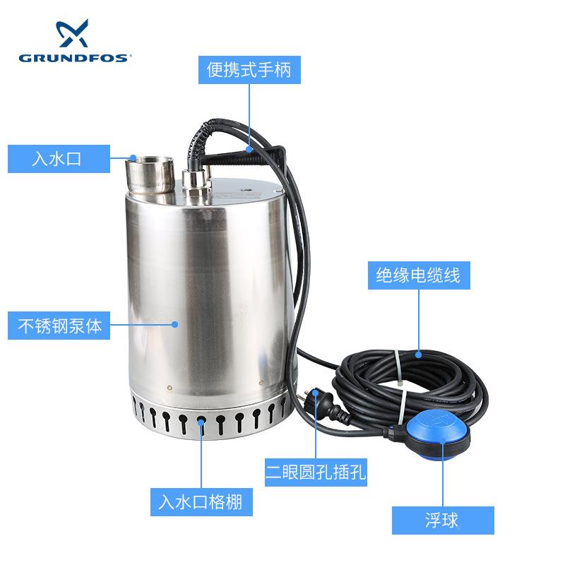 丹麦地格兰富731AP12.40.06不.1水锈钢排污泵下室排水泵潜泵