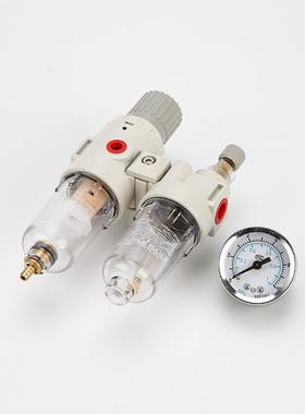 尚亚德客调型空气油水分离器工过滤0器AFC200气源处理器压空624压